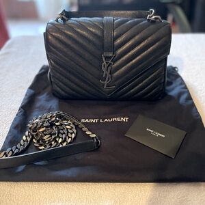💯 Authentic Saint Laurent College Medium Bag